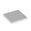 Aufsicht auf die Unterseite, also die Bodenseite von WARCO-Formteil 6352 - Wzór kasetonowy – Płytki tarasowe im Format 30 x 30 x 2 cm.