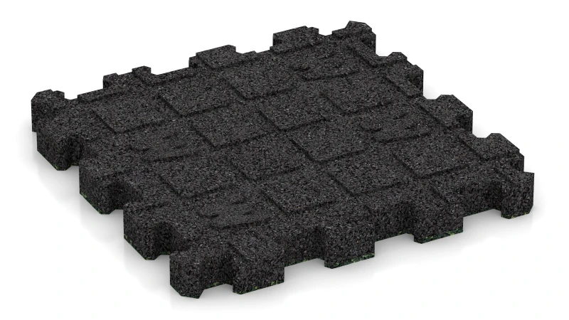 Kanały drenażowe 4 x 15 mm - ułożone pod kątem prostym