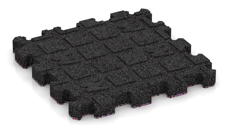 Kanały drenażowe 4 x 15 mm - ułożone pod kątem prostym