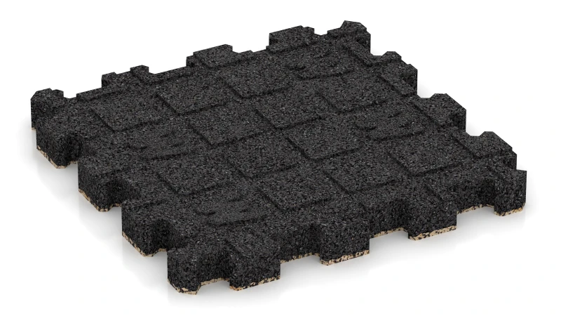 Kanały drenażowe 4 x 15 mm - ułożone pod kątem prostym