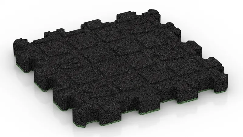 Kanały drenażowe 4 x 15 mm - ułożone pod kątem prostym