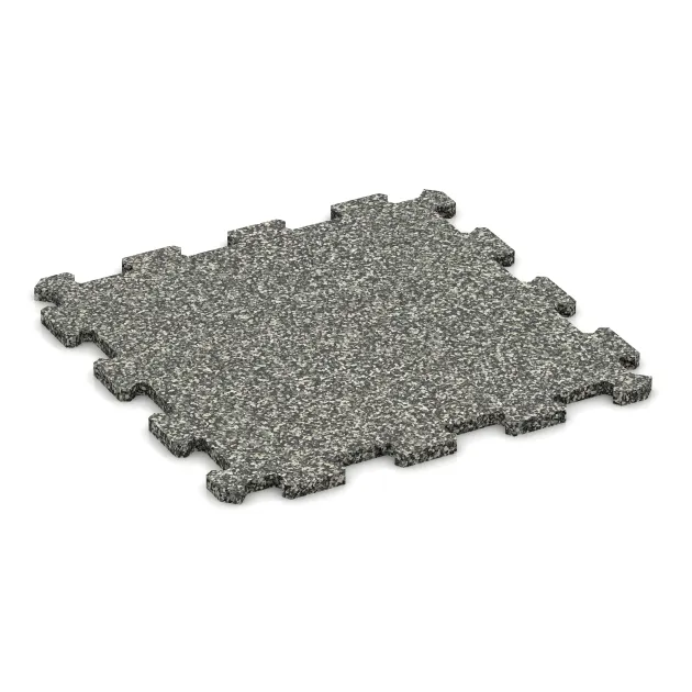 Aufsicht auf die Unterseite, also die Bodenseite von WARCO-Formteil 0959 - Nawierzchnia Fitness Kompakt im Format 485 x 485 x 16 mm.