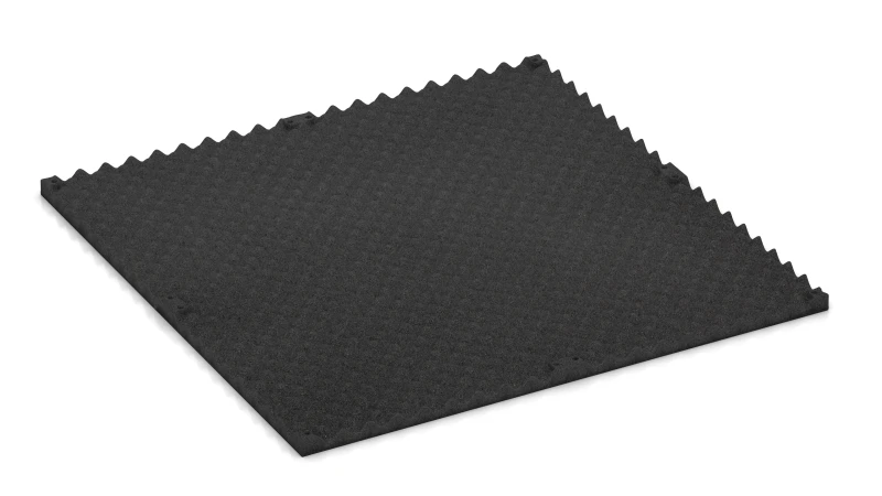 Struktura z półkulistymi wypustkami