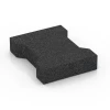 Aufsicht auf die Unterseite, also die Bodenseite von WARCO-Formteil 7068 - Kostka brukowa im Format 20 x 16,5 x 4,5 cm | 0,0278 m².