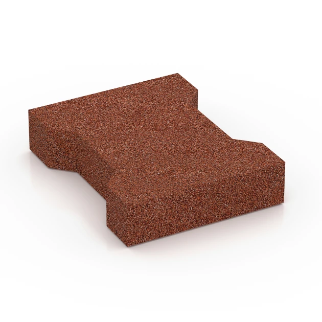 Aufsicht auf die Unterseite, also die Bodenseite von WARCO-Formteil 7069 - Kostka brukowa im Format 20 x 16,5 x 4,5 cm | 0,0278 m².