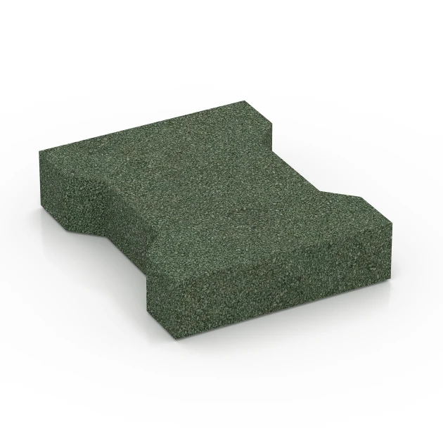 Aufsicht auf die Unterseite, also die Bodenseite von WARCO-Formteil 7070 - Kostka brukowa im Format 20 x 16,5 x 4,5 cm | 0,0278 m².