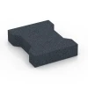 Aufsicht auf die Unterseite, also die Bodenseite von WARCO-Formteil 7071 - Kostka brukowa im Format 20 x 16,5 x 4,5 cm | 0,0278 m².