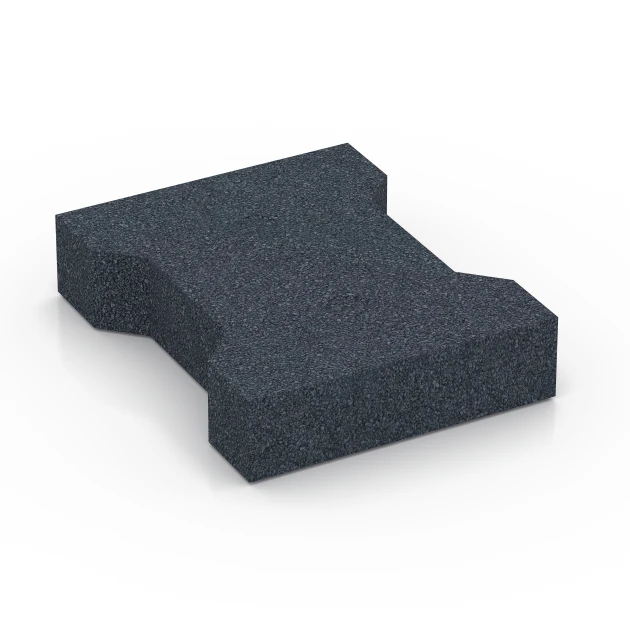 Aufsicht auf die Unterseite, also die Bodenseite von WARCO-Formteil 7071 - Kostka brukowa im Format 20 x 16,5 x 4,5 cm | 0,0278 m².