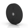 Aufsicht auf die Unterseite, also die Bodenseite von WARCO-Formteil 6088 - Bumper Plate Slim im Format 15 kg | ø 45,4 x 5,85 cm.
