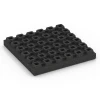 Aufsicht auf die Unterseite, also die Bodenseite von WARCO-Formteil 6440 - Płyta amortyzująca – 210 cm im Format 50 x 50 x 7 cm.