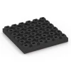 Aufsicht auf die Unterseite, also die Bodenseite von WARCO-Formteil 6445 - Płyta amortyzująca – 210 cm im Format 50 x 50 x 7 cm.