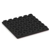 Aufsicht auf die Unterseite, also die Bodenseite von WARCO-Formteil 6136 - Płyta amortyzująca – 170 cm im Format 50 x 50 x 4,8 cm.