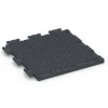 Aufsicht auf die Unterseite, also die Bodenseite von WARCO-Formteil 7055 - Płyta gumowa na taras Linea im Format 50 x 50 x 3 cm | 0,25 m².