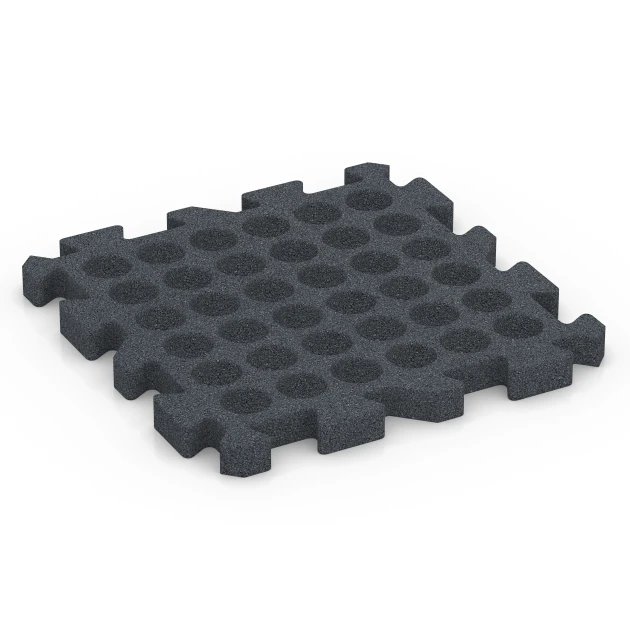 Aufsicht auf die Unterseite, also die Bodenseite von WARCO-Formteil 6635 - Podłoże do kojca dla psa im Format 50 x 50 x 4 cm | 0,25 m².