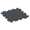 Aufsicht auf die Unterseite, also die Bodenseite von WARCO-Formteil 6992 - Mata fitness puzzle im Format 50 x 50 x 3 cm | 0,25 m².