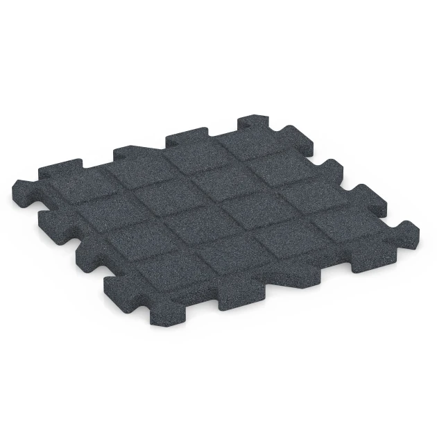 Aufsicht auf die Unterseite, also die Bodenseite von WARCO-Formteil 6992 - Mata fitness puzzle im Format 50 x 50 x 3 cm | 0,25 m².