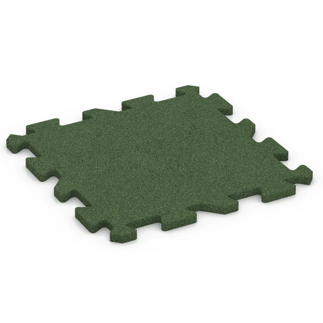 Aufsicht auf die Unterseite, also die Bodenseite von WARCO-Formteil 6314 - Płyta puzzle na plac zabaw im Format 50 x 50 x 2 cm | 0,25 m².