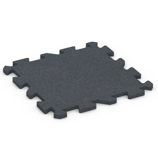 Aufsicht auf die Unterseite, also die Bodenseite von WARCO-Formteil 6986 - Mata fitness puzzle im Format 50 x 50 x 2 cm | 0,25 m².