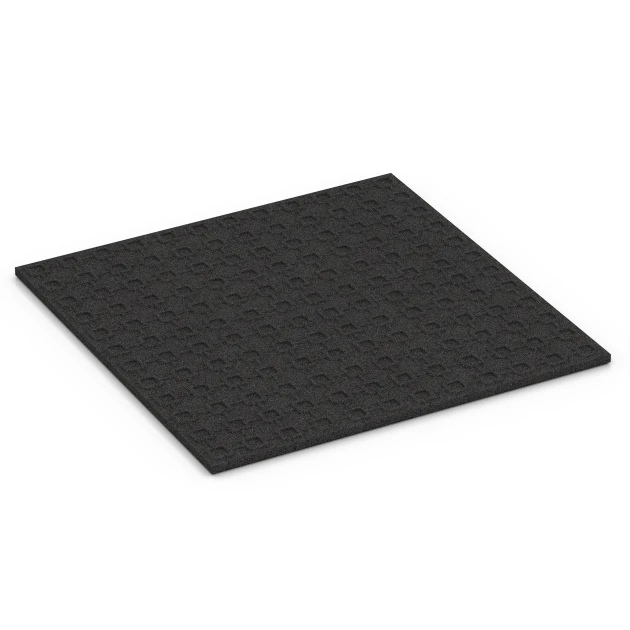 Aufsicht auf die Unterseite, also die Bodenseite von WARCO-Formteil 6379 - Mata stajenna im Format 100 x 100 x 3 cm | 1,00 m².