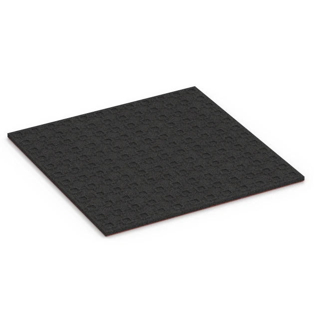Aufsicht auf die Unterseite, also die Bodenseite von WARCO-Formteil 6380 - Mata stajenna im Format 100 x 100 x 3 cm | 1,00 m².