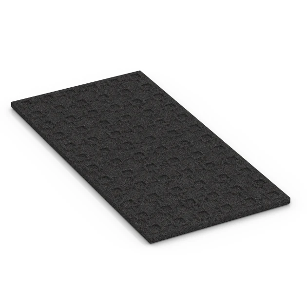 Aufsicht auf die Unterseite, also die Bodenseite von WARCO-Formteil 6381 - Mata stajenna im Format 100 x 50 x 3 cm | 0,50 m².