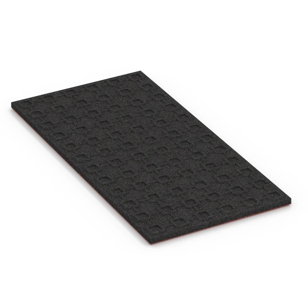 Aufsicht auf die Unterseite, also die Bodenseite von WARCO-Formteil 6382 - Mata stajenna im Format 100 x 50 x 3 cm | 0,50 m².