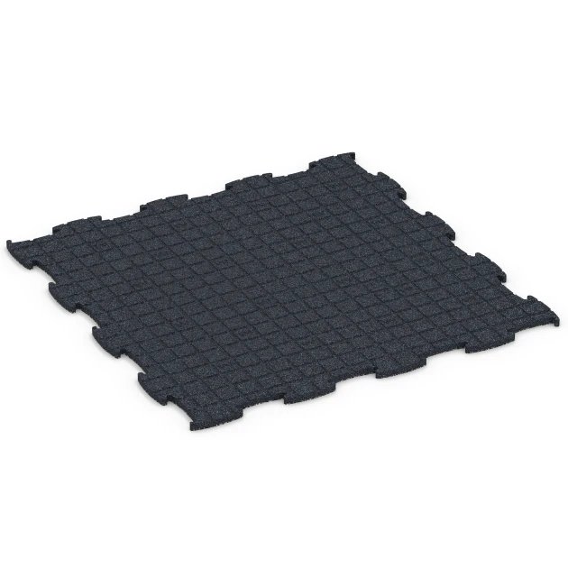 Aufsicht auf die Unterseite, also die Bodenseite von WARCO-Formteil 6832 - Fitness Active podłoga im Format 97,1 x 97,1 × 1,8 cm.