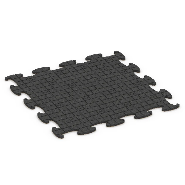 Aufsicht auf die Unterseite, also die Bodenseite von WARCO-Formteil 6840 - Fitness Active podłoga im Format 98 x 98 × 1,8 cm.