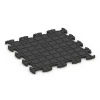 Aufsicht auf die Unterseite, also die Bodenseite von WARCO-Formteil 6847 - Fitness Active podłoga im Format 46 x 46 × 2,8 cm.