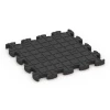 Aufsicht auf die Unterseite, also die Bodenseite von WARCO-Formteil 6881 - Fitness Max Floor System im Format 46 x 46 × 2,8 cm.