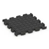 Aufsicht auf die Unterseite, also die Bodenseite von WARCO-Formteil 6885 - Fitness Max Floor System im Format 46 x 46 × 2,8 cm.