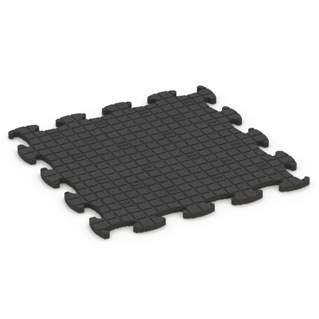 Aufsicht auf die Unterseite, also die Bodenseite von WARCO-Formteil 6853 - Fitness Active podłoga im Format 97,1 x 97,1 x 2,8 cm.