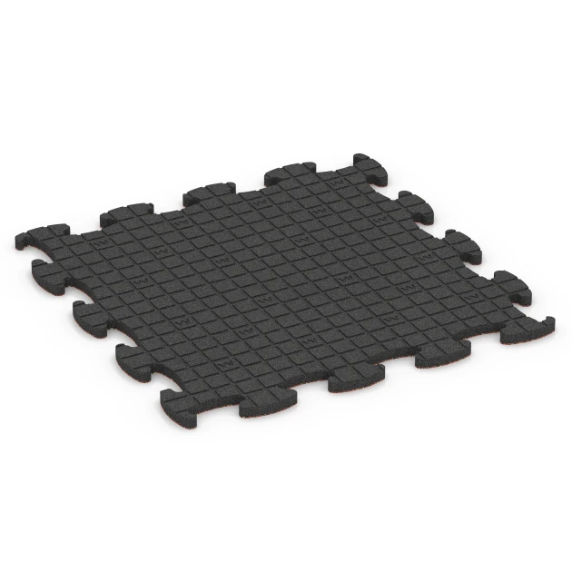 Aufsicht auf die Unterseite, also die Bodenseite von WARCO-Formteil 6854 - Fitness Active podłoga im Format 97,1 x 97,1 x 2,8 cm.