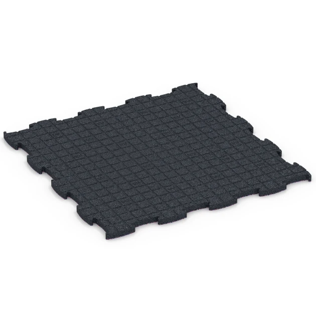 Aufsicht auf die Unterseite, also die Bodenseite von WARCO-Formteil 6855 - Fitness Active podłoga im Format 97,1 x 97,1 x 2,8 cm.