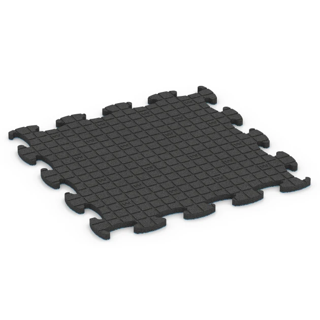 Aufsicht auf die Unterseite, also die Bodenseite von WARCO-Formteil 6857 - Fitness Active podłoga im Format 97,1 x 97,1 x 2,8 cm.
