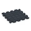 Aufsicht auf die Unterseite, also die Bodenseite von WARCO-Formteil 6958 - Fitness Premium podłoga sportowa im Format 28,9 x 28,9 x 1,8 cm.