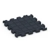 Aufsicht auf die Unterseite, also die Bodenseite von WARCO-Formteil 6964 - Fitness Premium podłoga Plus im Format 28,9 x 28,9 x 1,8 cm.