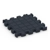 Aufsicht auf die Unterseite, also die Bodenseite von WARCO-Formteil 6965 - Fitness Premium podłoga Plus im Format 28,9 x 28,9 x 2,8 cm.