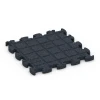 Aufsicht auf die Unterseite, also die Bodenseite von WARCO-Formteil 6960 - Fitness Premium podłoga sportowa im Format 45,9 x 45,9 x 1,8.