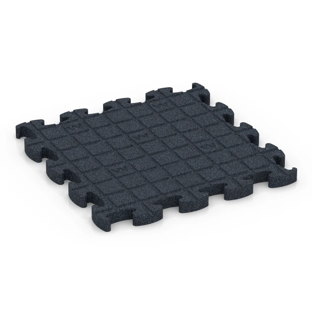 Aufsicht auf die Unterseite, also die Bodenseite von WARCO-Formteil 6961 - Fitness Premium podłoga sportowa im Format 45,9 x 45,9 x 2,8 cm.