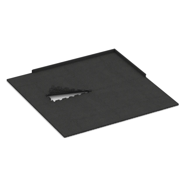 Typische Verlegung oder Einbausituation für den Artikel 6055 von WARCO - Płyta eventowa zewnętrzna, Farbton Antracyt in der Abmessung 100 x 100 x 4 cm | 1,00 m².