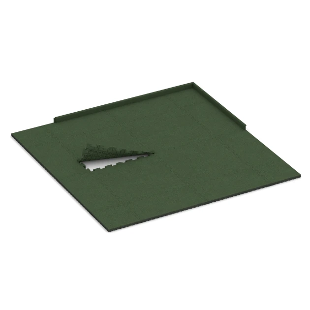 Typische Verlegung oder Einbausituation für den Artikel 4072 von WARCO - Nawierzchnia dla psów, Farbton Zielony trawiasty in der Abmessung 100 x 100 x 4 cm | 1,00 m².