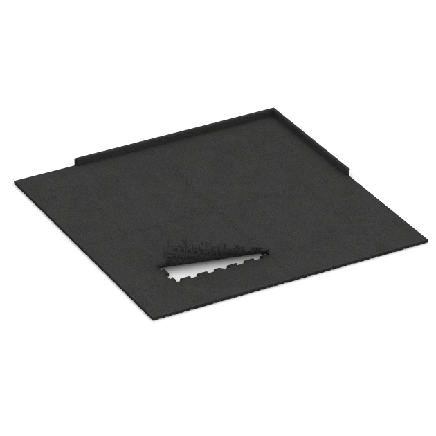 Typische Verlegung oder Einbausituation für den Artikel 3354 von WARCO - Nawierzchnia dla psów, Farbton Antracyt in der Abmessung 100 x 100 x 3 cm | 1,00 m².