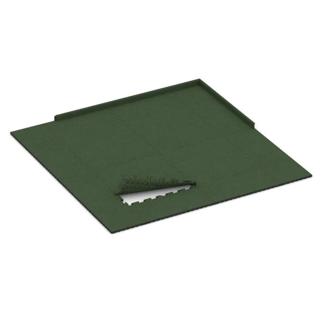 Typische Verlegung oder Einbausituation für den Artikel 3356 von WARCO - Nawierzchnia dla psów, Farbton Zielony trawiasty in der Abmessung 100 x 100 x 3 cm | 1,00 m².