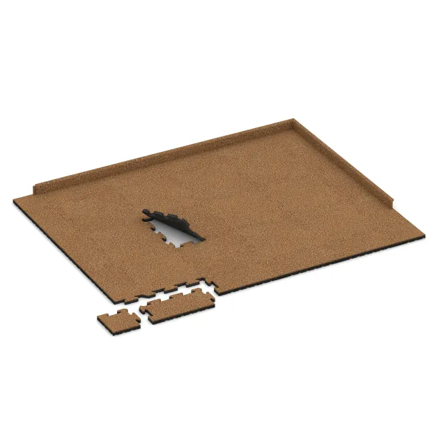 Typische Verlegung oder Einbausituation für den Artikel 4851 von WARCO - Płyta brzegowa, Farbton Terakota in der Abmessung 500 x 235 x 30 mm.