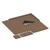 Typische Verlegung oder Einbausituation für den Artikel 5131 von WARCO - Płyta brzegowa HD, Farbton Caffè latte in der Abmessung 1000 x 485 x 40 mm.