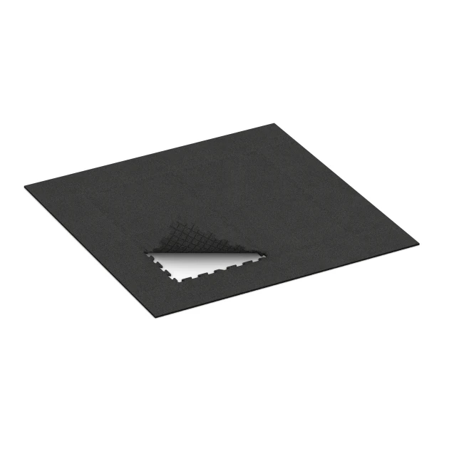 Typische Verlegung oder Einbausituation für den Artikel 3953 von WARCO - Nawierzchnia dla psów, Farbton Antracyt in der Abmessung 100 x 100 x 1,8 cm | 1,00 m².