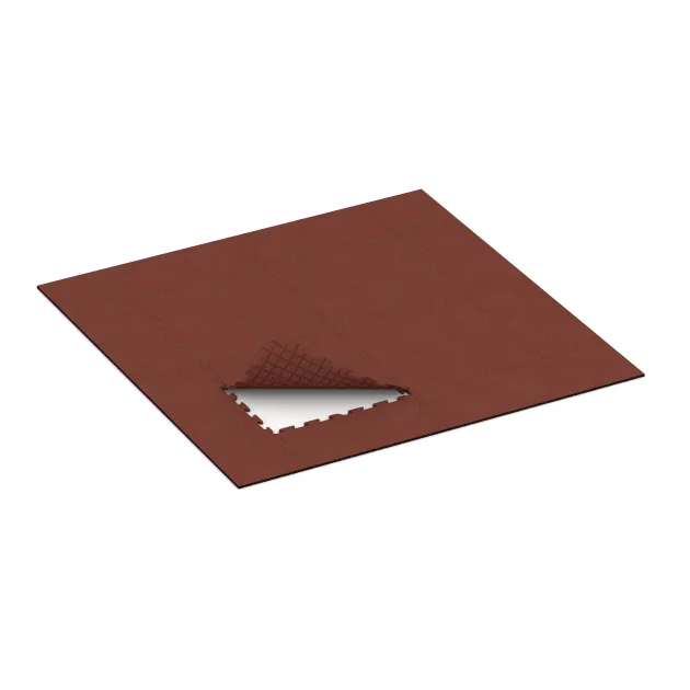 Typische Verlegung oder Einbausituation für den Artikel 3960 von WARCO - Nawierzchnia sportowa dla psów HD, Farbton Czerwony ceglasty in der Abmessung 1000 x 1000 x 18 mm.