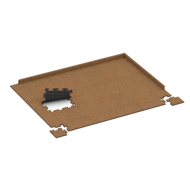 Typische Verlegung oder Einbausituation für den Artikel 4731 von WARCO - Płyta narożna HD, Farbton Terakota in der Abmessung 235 x 235 x 18 mm.