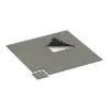 Typische Verlegung oder Einbausituation für den Artikel 4766 von WARCO - Płyta narożna, Farbton Klasyczny granit in der Abmessung 485 x 485 x 18 mm.